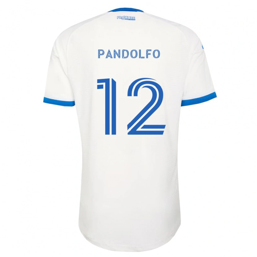 Danxen Kinder Gabriel Pandolfo #12 Himmelblau Weiß Auswärtstrikot Trikot 2026/27 T-Shirt
