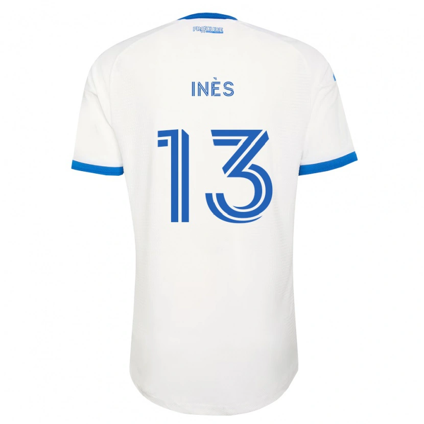 Danxen Kinder Nourani Inès #13 Himmelblau Weiß Auswärtstrikot Trikot 2026/27 T-Shirt