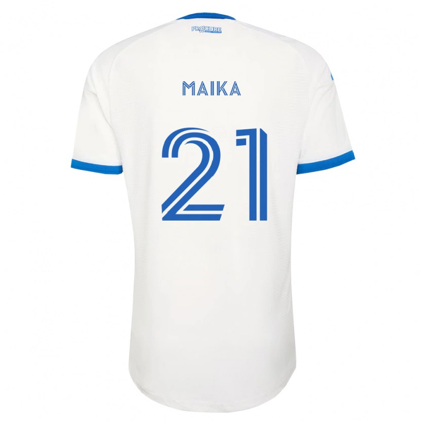 Danxen Kinder Pouliot Maika #21 Himmelblau Weiß Auswärtstrikot Trikot 2026/27 T-Shirt
