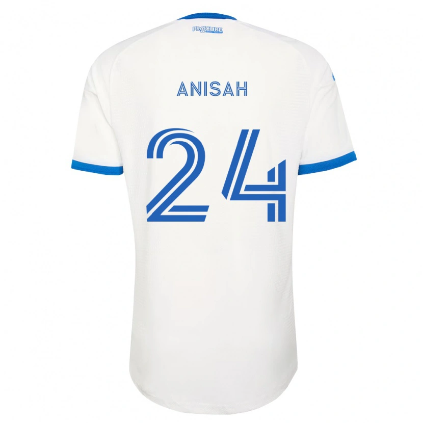 Danxen Kinder Yusuf Anisah #24 Himmelblau Weiß Auswärtstrikot Trikot 2026/27 T-Shirt