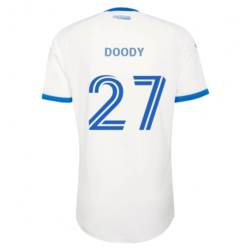 Danxen Kinder Grayson Doody #27 Himmelblau Weiß Auswärtstrikot Trikot 2026/27 T-Shirt