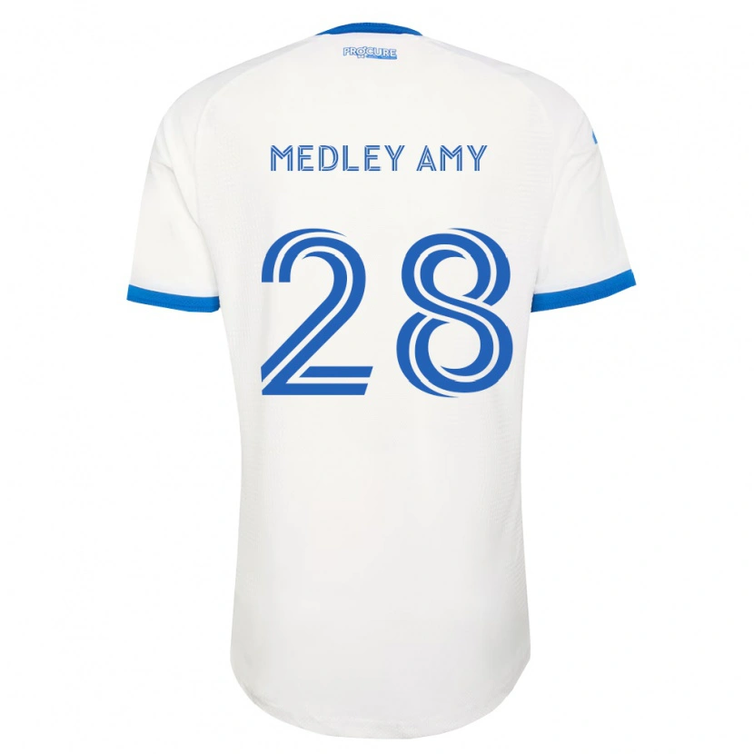 Danxen Kinder Medley Amy #28 Himmelblau Weiß Auswärtstrikot Trikot 2026/27 T-Shirt