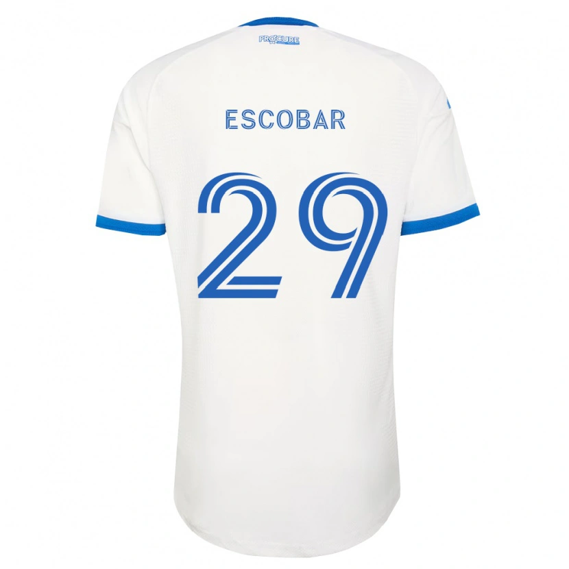 Danxen Kinder Olger Escobar #29 Himmelblau Weiß Auswärtstrikot Trikot 2026/27 T-Shirt