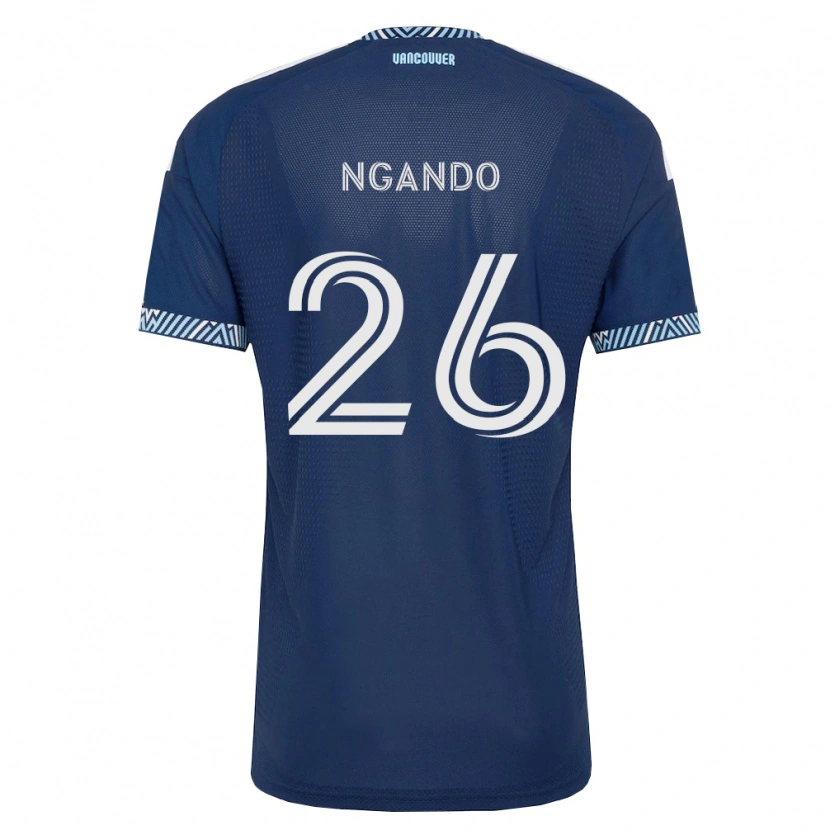 Danxen Kinder J.c. Ngando #26 Tiefblau Weiß Auswärtstrikot Trikot 2026/27 T-Shirt