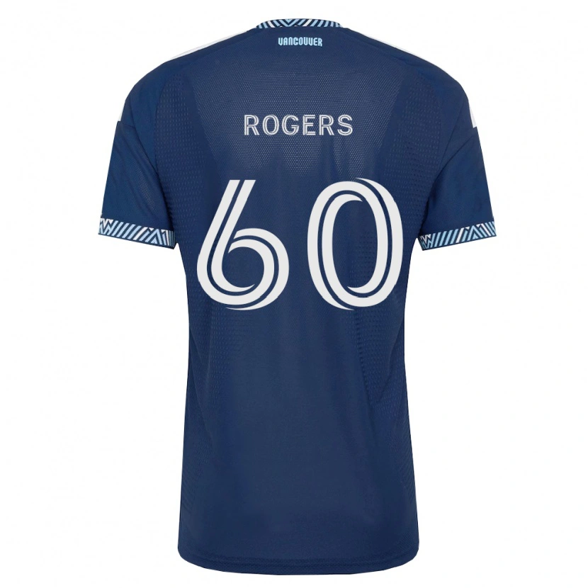 Danxen Kinder Sam Rogers #60 Tiefblau Weiß Auswärtstrikot Trikot 2026/27 T-Shirt