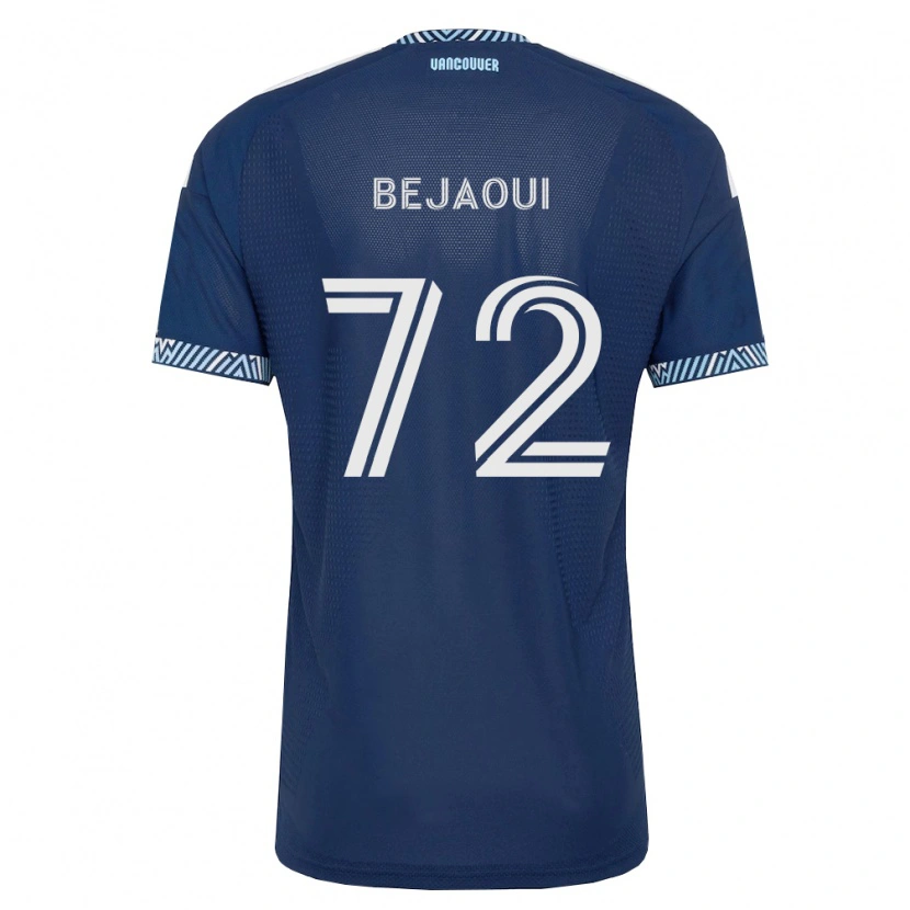 Danxen Kinder Aiden Bejaoui #72 Tiefblau Weiß Auswärtstrikot Trikot 2026/27 T-Shirt