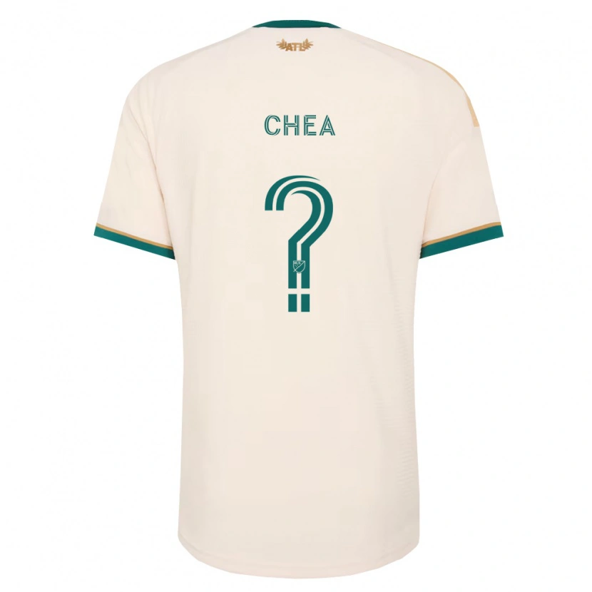 Danxen Kinder Williver Chea #0 Champagner Grün Auswärtstrikot Trikot 2026/27 T-Shirt