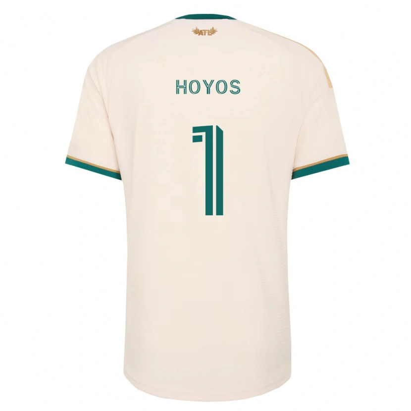 Danxen Kinder Lucas Hoyos #1 Champagner Grün Auswärtstrikot Trikot 2026/27 T-Shirt