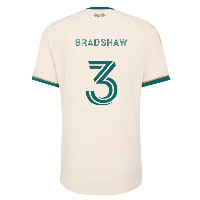 Danxen Kinder Jalani Bradshaw #3 Champagner Grün Auswärtstrikot Trikot 2026/27 T-Shirt