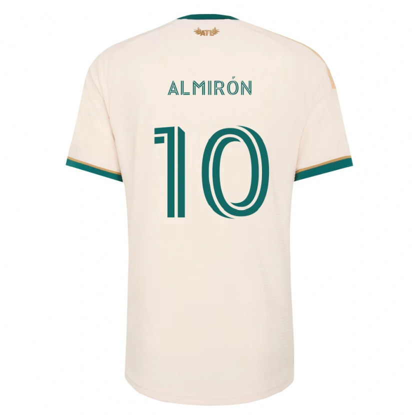 Danxen Kinder Miguel Almirón #10 Champagner Grün Auswärtstrikot Trikot 2026/27 T-Shirt
