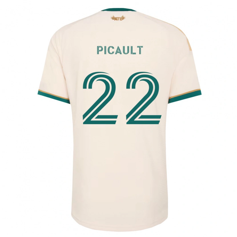 Danxen Kinder Fafà Picault #22 Champagner Grün Auswärtstrikot Trikot 2026/27 T-Shirt