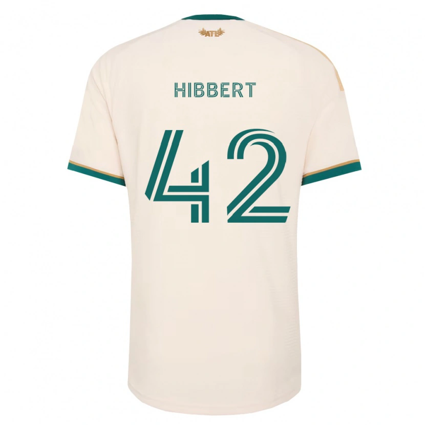 Danxen Kinder Jayden Hibbert #42 Champagner Grün Auswärtstrikot Trikot 2026/27 T-Shirt
