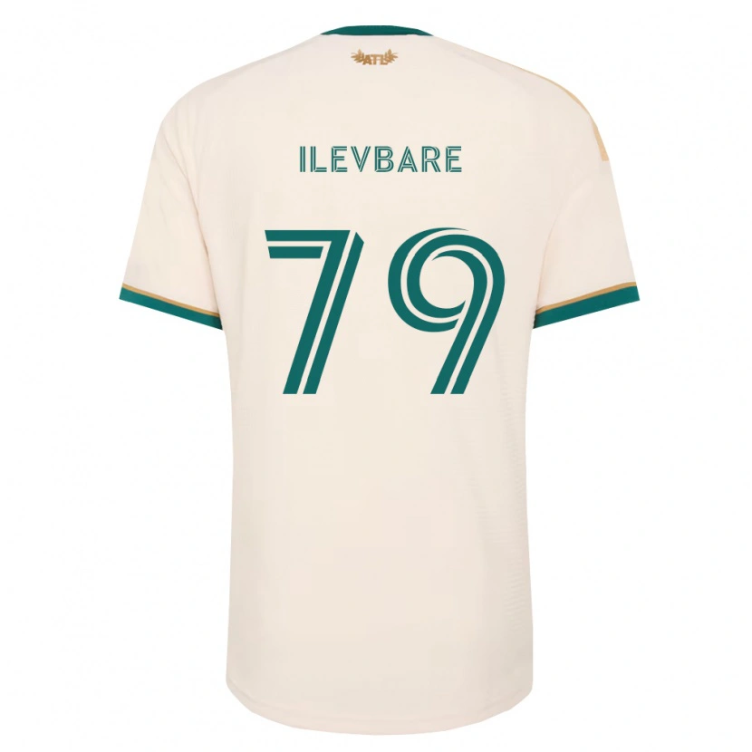 Danxen Kinder David Ilevbare #79 Champagner Grün Auswärtstrikot Trikot 2026/27 T-Shirt