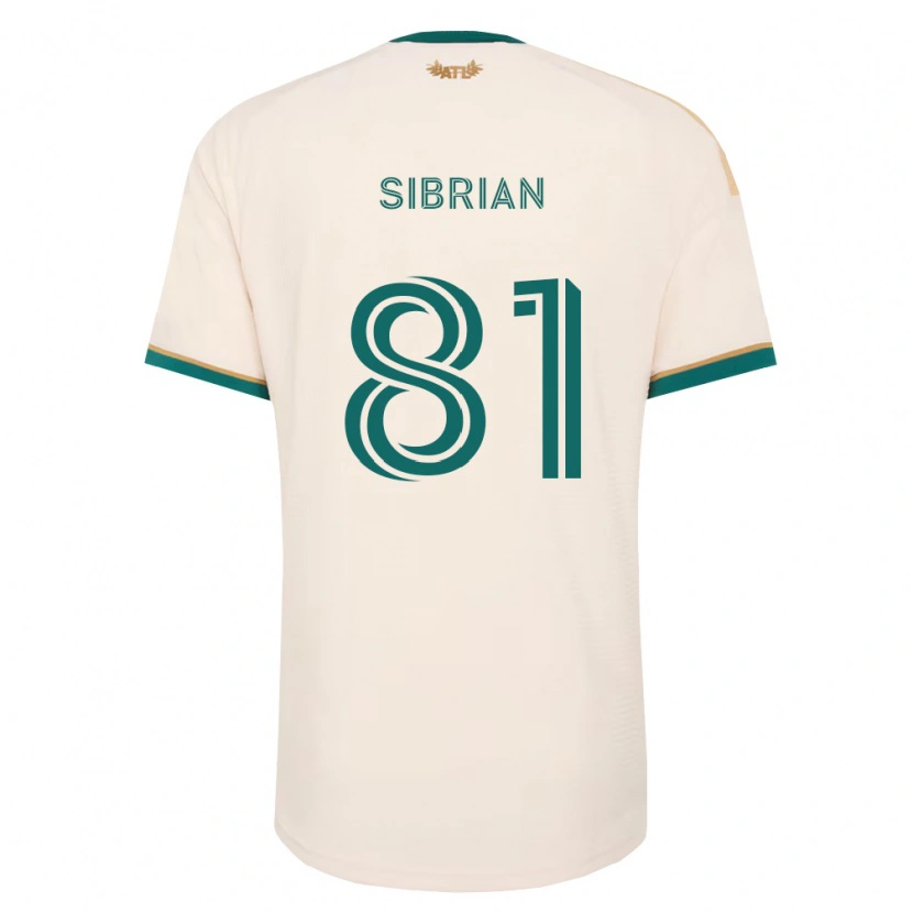 Danxen Kinder David Sibrian #81 Champagner Grün Auswärtstrikot Trikot 2026/27 T-Shirt