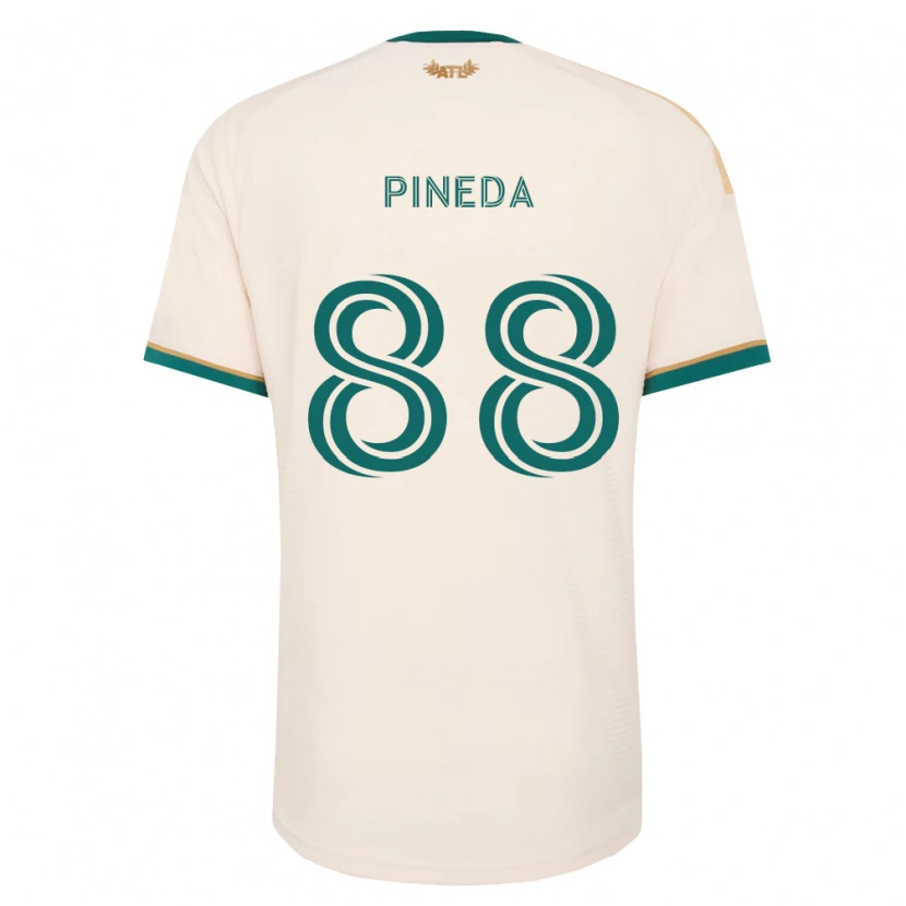 Danxen Kinder Miguel Pineda #88 Champagner Grün Auswärtstrikot Trikot 2026/27 T-Shirt