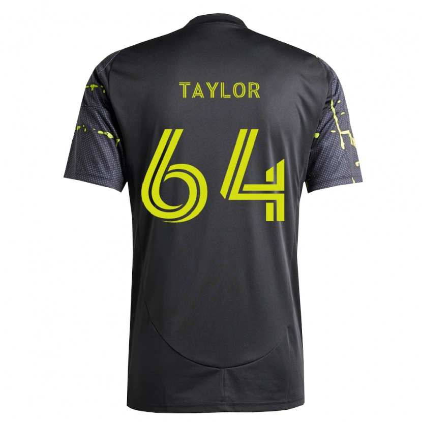 Danxen Kinder Oneal Taylor #64 Fluoreszierendes Gelb Schwarz Auswärtstrikot Trikot 2026/27 T-Shirt