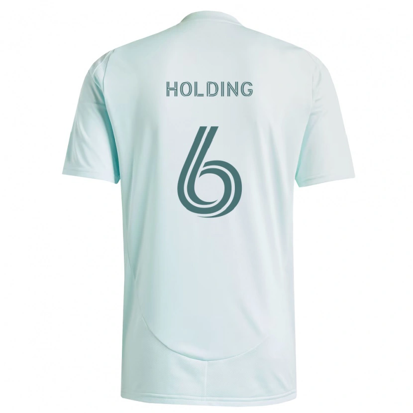 Danxen Kinder Rob Holding #6 Weiß Hellgrün Auswärtstrikot Trikot 2026/27 T-Shirt