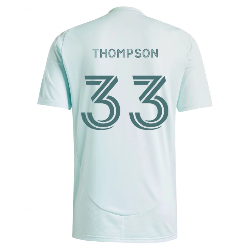 Danxen Kinder Kosi Thompson #33 Weiß Hellgrün Auswärtstrikot Trikot 2026/27 T-Shirt