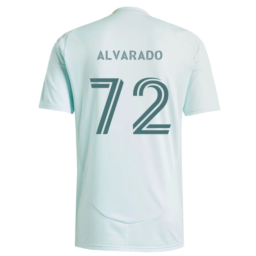 Danxen Kinder Miguel Alvarado #72 Weiß Hellgrün Auswärtstrikot Trikot 2026/27 T-Shirt