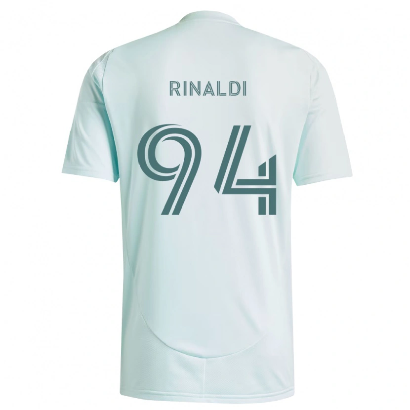 Danxen Kinder Vincent Rinaldi #94 Weiß Hellgrün Auswärtstrikot Trikot 2026/27 T-Shirt