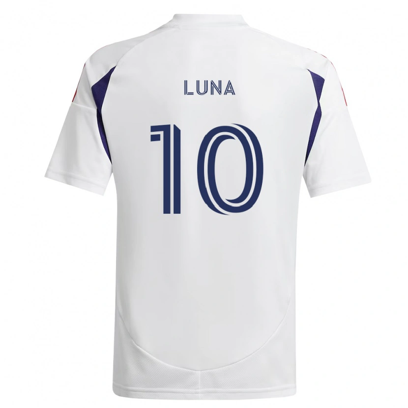 Danxen Kinder Diego Luna #10 Königsblau Rot Braun Auswärtstrikot Trikot 2026/27 T-Shirt