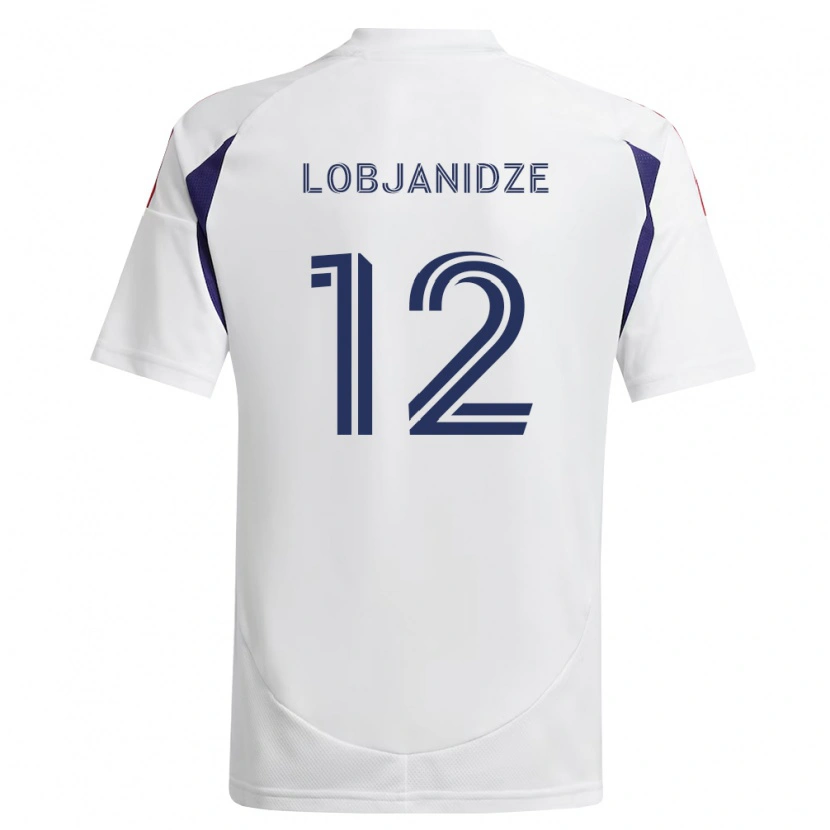 Danxen Kinder Saba Lobjanidze #12 Königsblau Rot Braun Auswärtstrikot Trikot 2026/27 T-Shirt