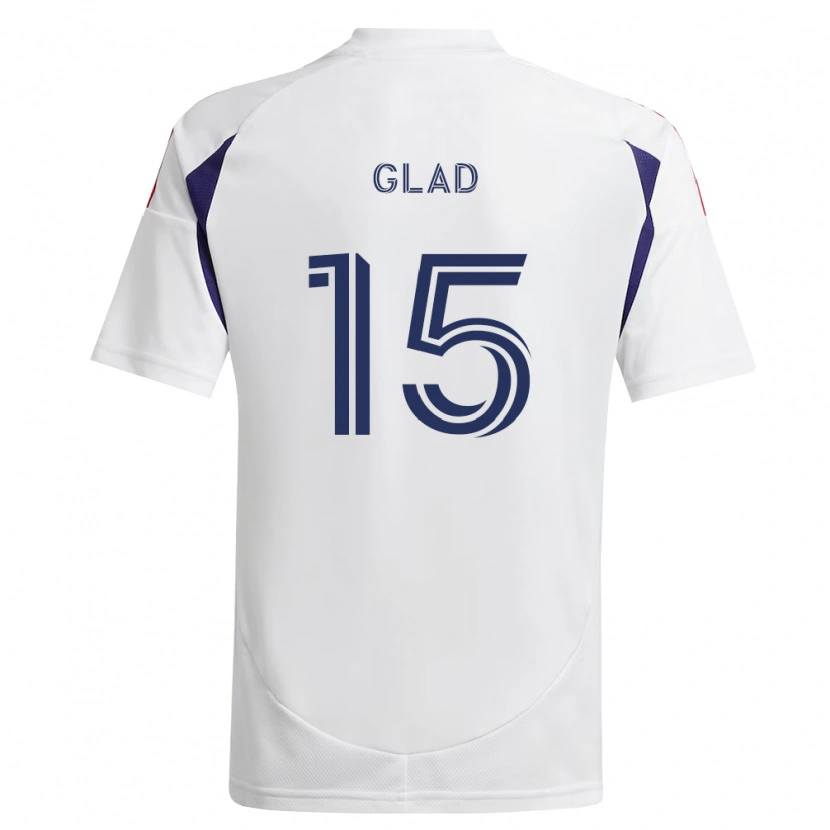 Danxen Kinder Justen Glad #15 Königsblau Rot Braun Auswärtstrikot Trikot 2026/27 T-Shirt