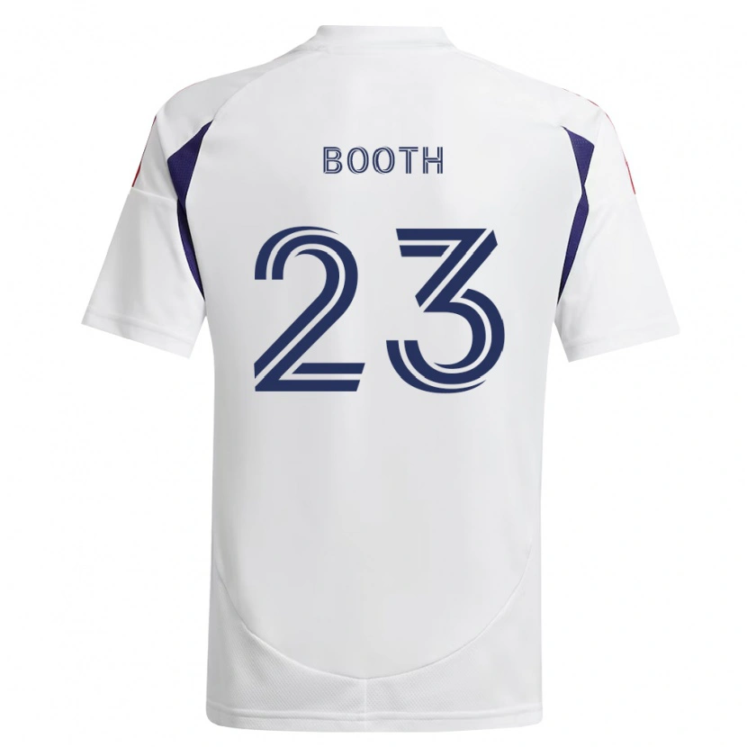Danxen Kinder Zach Booth #23 Königsblau Rot Braun Auswärtstrikot Trikot 2026/27 T-Shirt