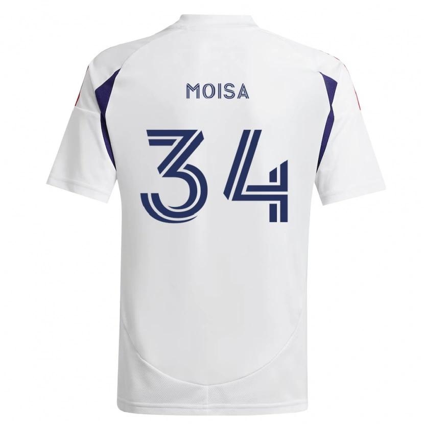 Danxen Kinder Luca Moisa #34 Königsblau Rot Braun Auswärtstrikot Trikot 2026/27 T-Shirt