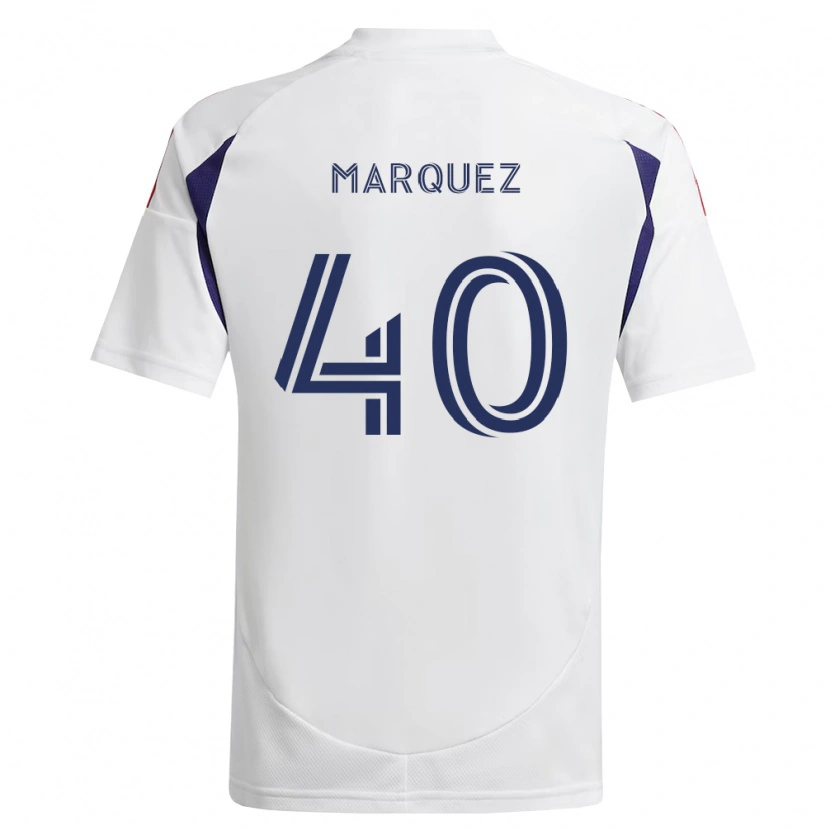 Danxen Kinder Omar Marquez #40 Königsblau Rot Braun Auswärtstrikot Trikot 2026/27 T-Shirt