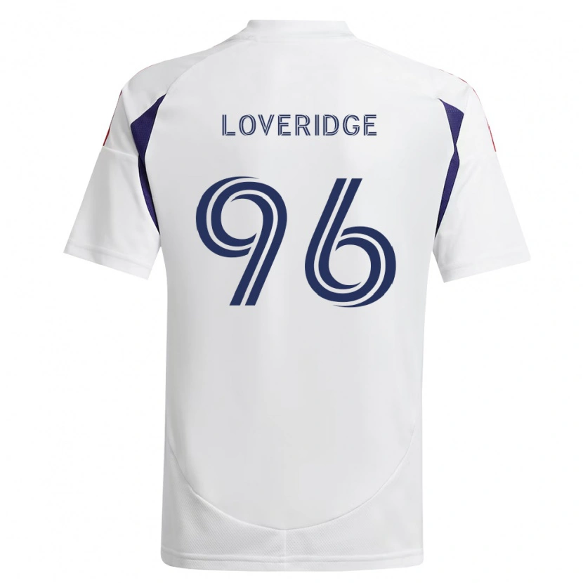 Danxen Kinder Pete Loveridge #96 Königsblau Rot Braun Auswärtstrikot Trikot 2026/27 T-Shirt