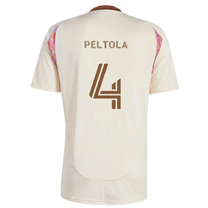 Danxen Kinder Matti Peltola #4 Off-Weiß Pink Auswärtstrikot Trikot 2026/27 T-Shirt