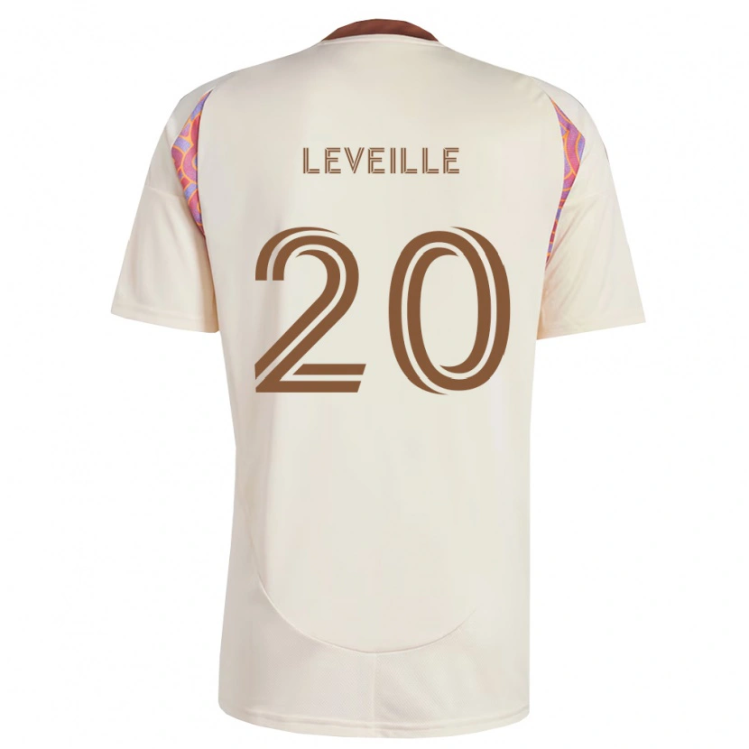 Danxen Kinder Grant Leveille #20 Off-Weiß Pink Auswärtstrikot Trikot 2026/27 T-Shirt