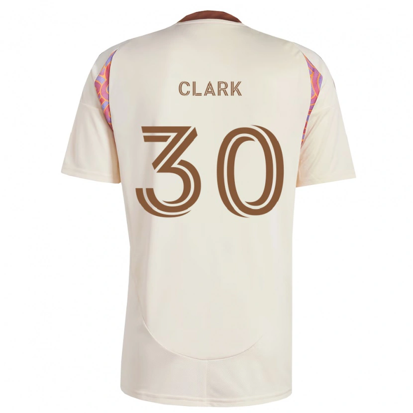 Danxen Kinder Caden Clark #30 Off-Weiß Pink Auswärtstrikot Trikot 2026/27 T-Shirt
