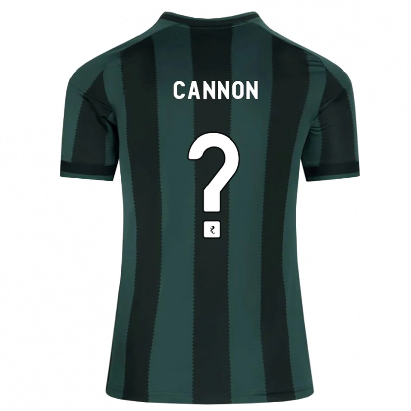 Danxen Kinder Aidan Cannon #0 Dunkles Schiefergrau Schwarz Auswärtstrikot Trikot 2026/27 T-Shirt