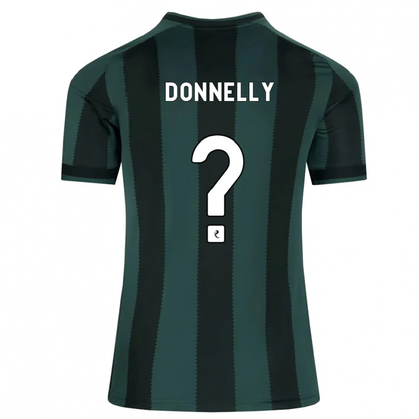 Danxen Kinder Jacob Donnelly #0 Dunkles Schiefergrau Schwarz Auswärtstrikot Trikot 2026/27 T-Shirt