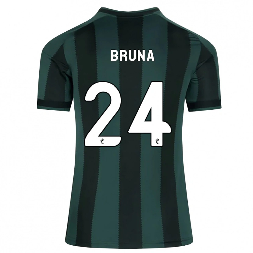 Danxen Kinder Bruna Lourenço #24 Dunkles Schiefergrau Schwarz Auswärtstrikot Trikot 2026/27 T-Shirt
