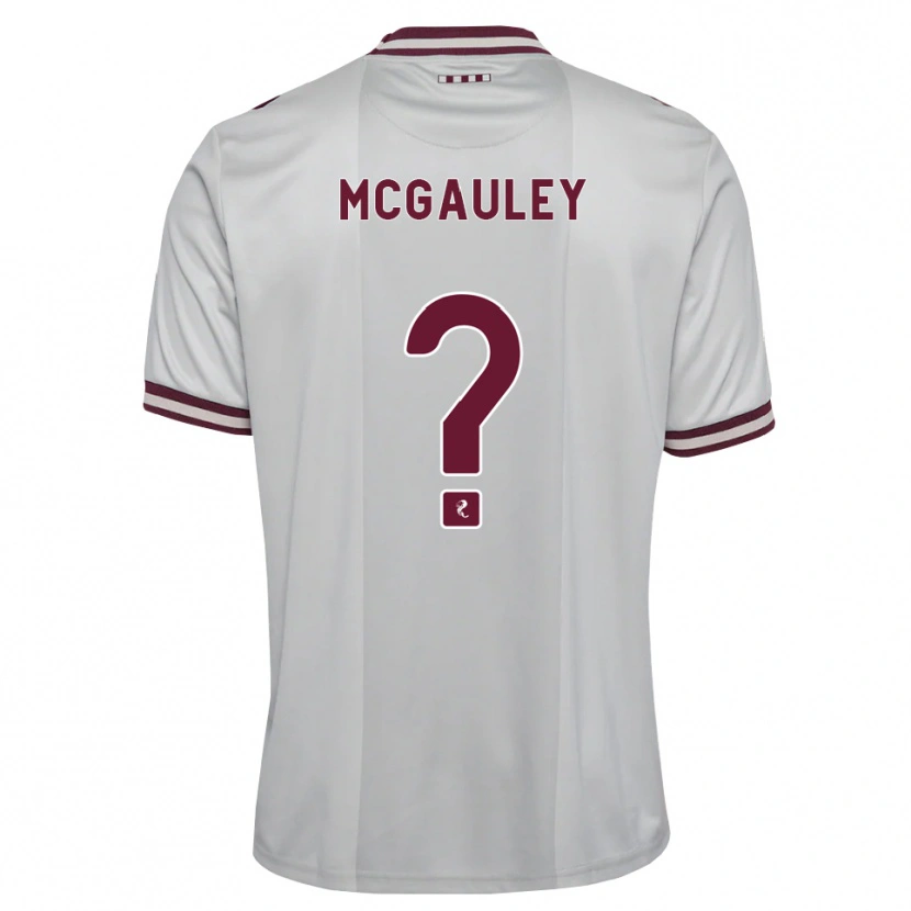 Danxen Kinder Carson Mcgauley #0 Weiß Burgunder Auswärtstrikot Trikot 2026/27 T-Shirt
