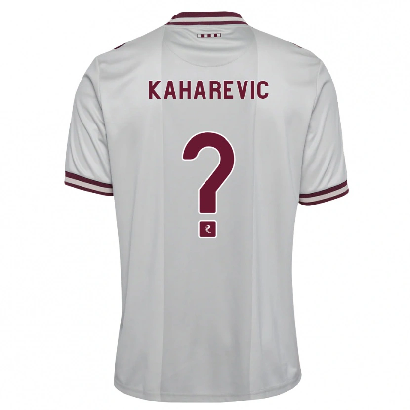 Danxen Kinder Sinan Kaharevic #0 Weiß Burgunder Auswärtstrikot Trikot 2026/27 T-Shirt