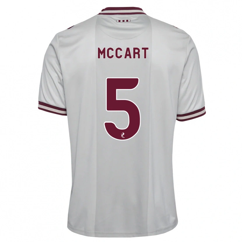 Danxen Kinder Jamie Mccart #5 Weiß Burgunder Auswärtstrikot Trikot 2026/27 T-Shirt