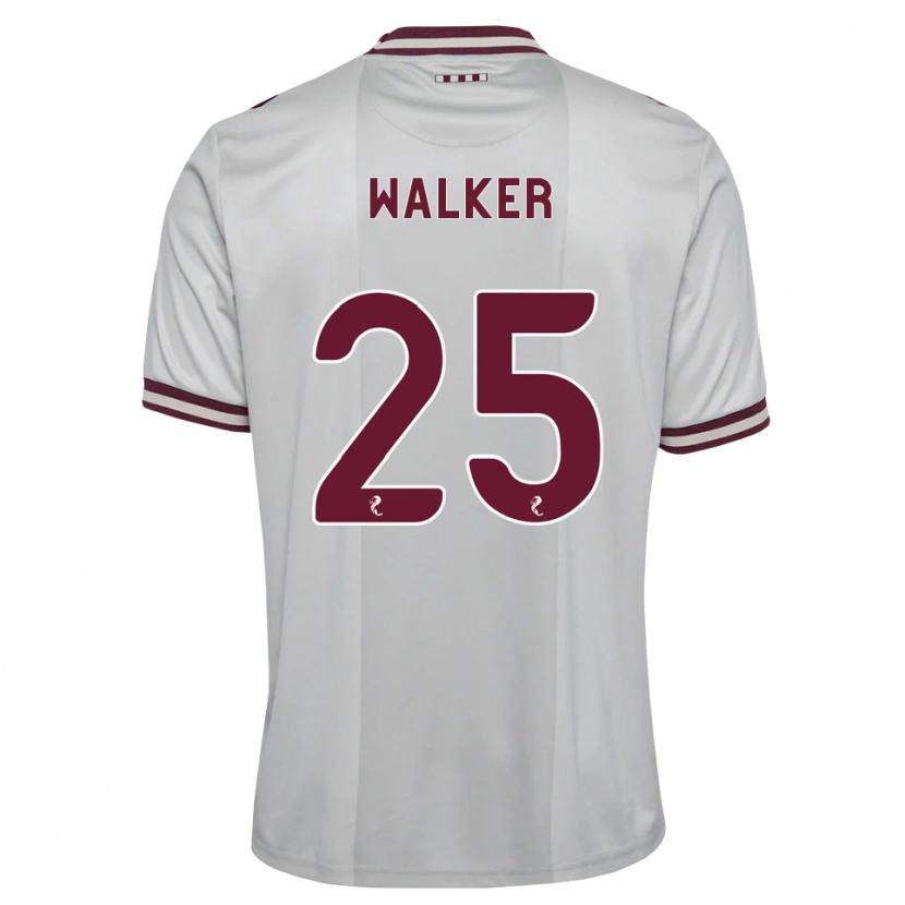 Danxen Kinder Liam Walker #25 Weiß Burgunder Auswärtstrikot Trikot 2026/27 T-Shirt