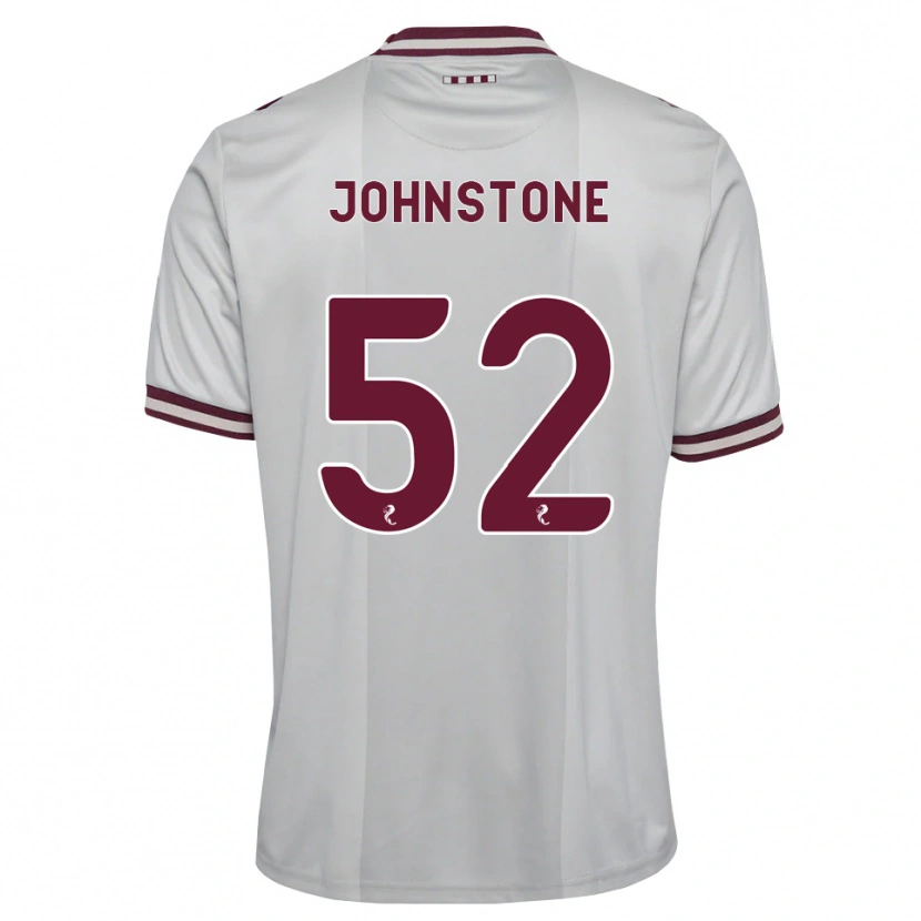 Danxen Kinder Rachael Johnstone #52 Weiß Burgunder Auswärtstrikot Trikot 2026/27 T-Shirt