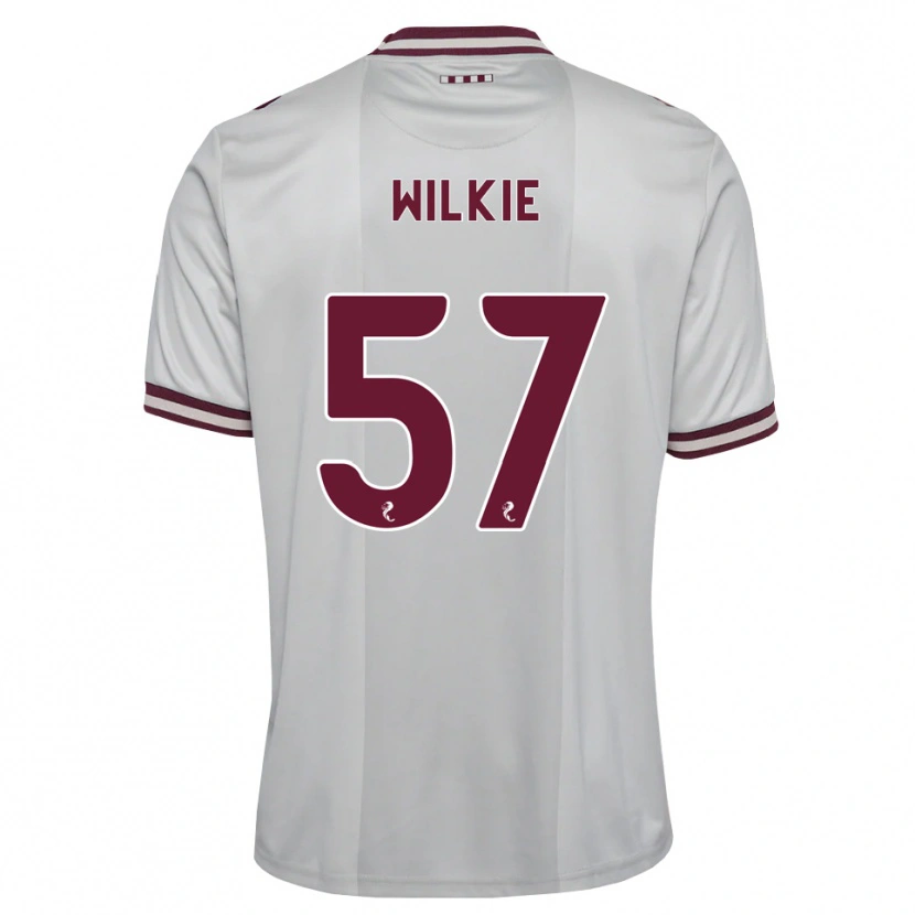 Danxen Kinder Coupar Wilkie #57 Weiß Burgunder Auswärtstrikot Trikot 2026/27 T-Shirt