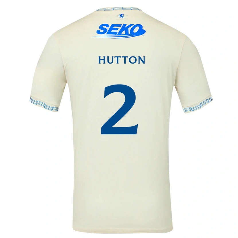Danxen Kinder Ben Hutton #2 Tiefseeblau Weiß Auswärtstrikot Trikot 2026/27 T-Shirt