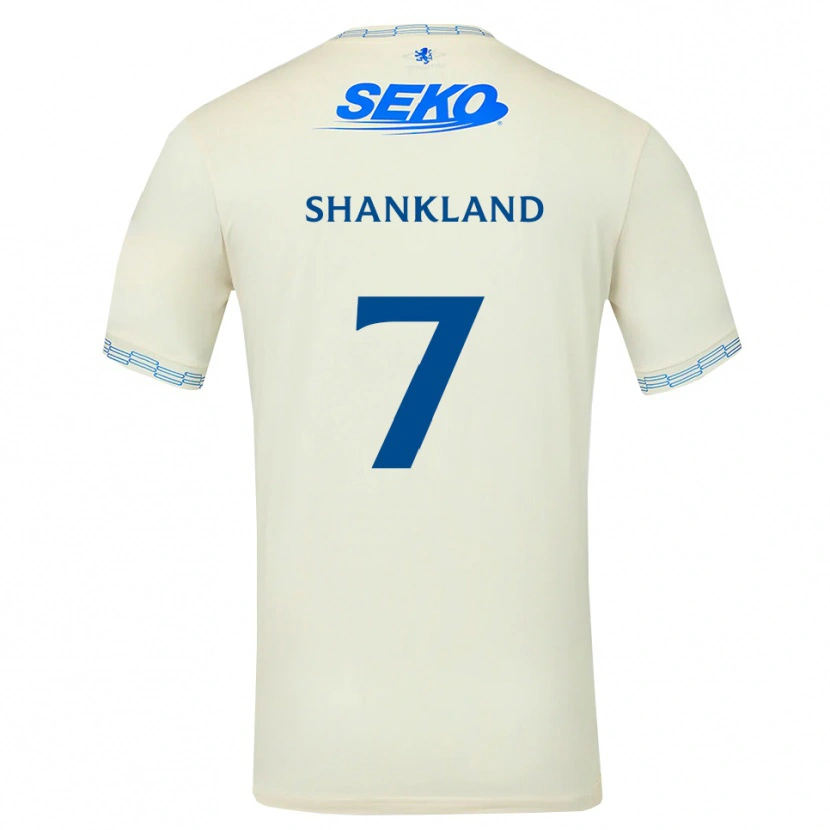 Danxen Kinder Lawrence Shankland #7 Tiefseeblau Weiß Auswärtstrikot Trikot 2026/27 T-Shirt