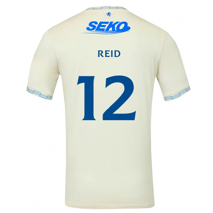 Danxen Kinder James Reid #12 Tiefseeblau Weiß Auswärtstrikot Trikot 2026/27 T-Shirt
