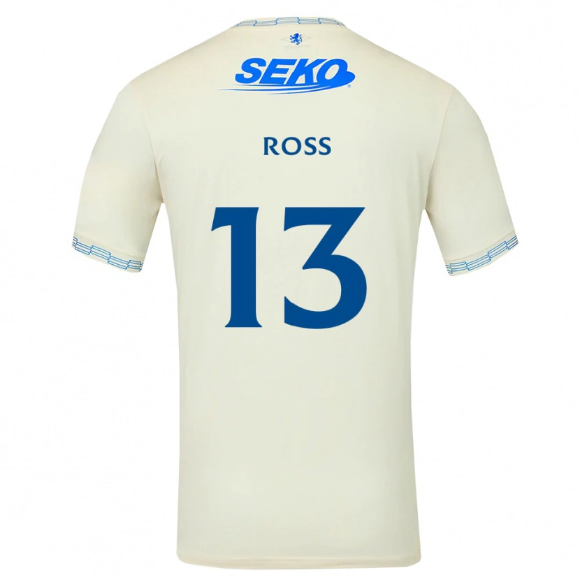Danxen Kinder Jane Ross #13 Tiefseeblau Weiß Auswärtstrikot Trikot 2026/27 T-Shirt