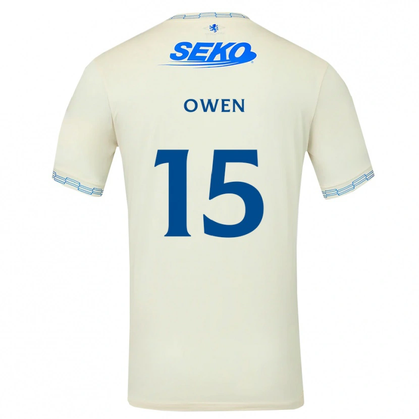 Danxen Kinder Conor Owen #15 Tiefseeblau Weiß Auswärtstrikot Trikot 2026/27 T-Shirt