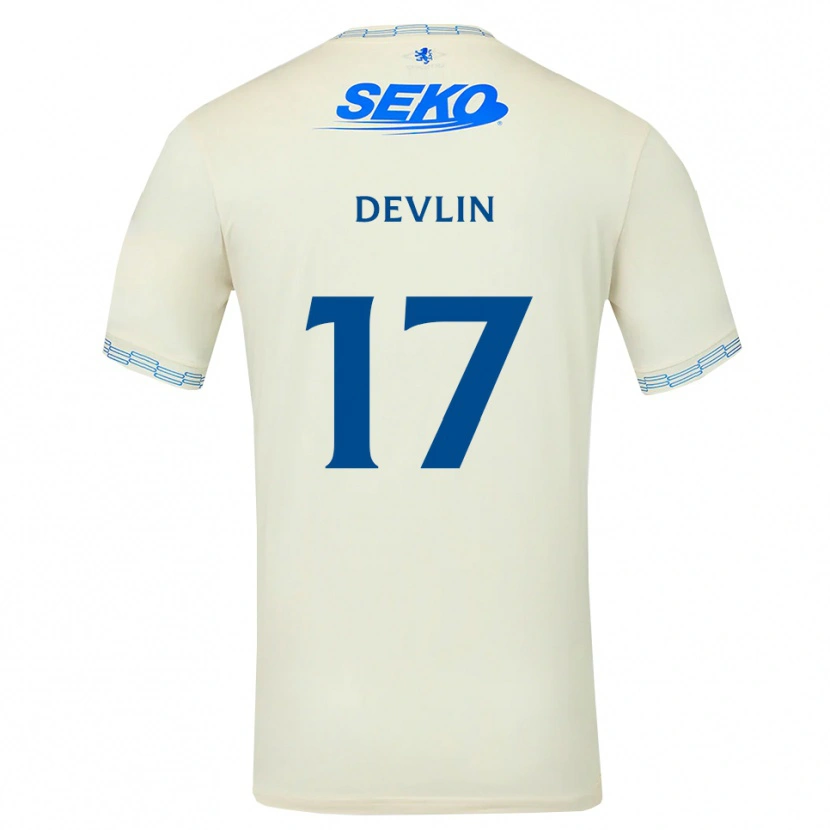 Danxen Kinder Cammy Devlin #17 Tiefseeblau Weiß Auswärtstrikot Trikot 2026/27 T-Shirt