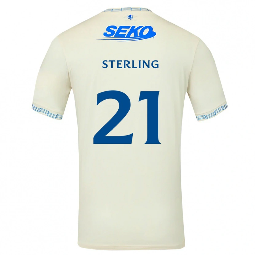 Danxen Kinder Dujon Sterling #21 Tiefseeblau Weiß Auswärtstrikot Trikot 2026/27 T-Shirt